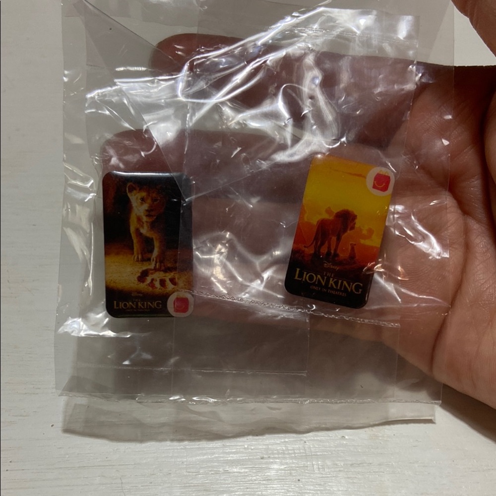 NEW The Lion King Live Action McDonalds Pins